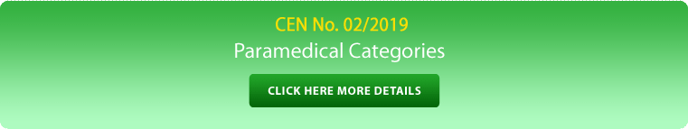 CEN 02/2019 - Paramedical Categories